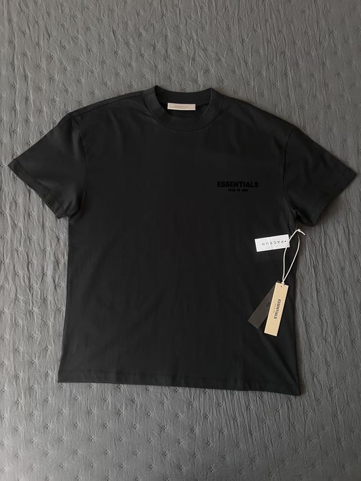 Тениска ESSENTIALS- Oatmeal black