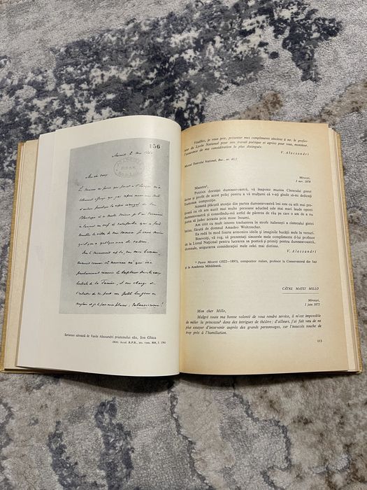 Vasile Alecsandri - Scrisori, însemnări 1964