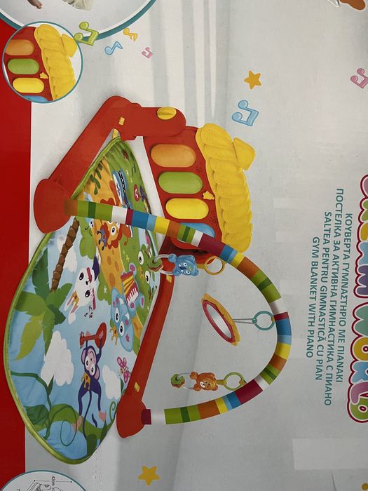 Активна гимнастика JMB, 75x60x42cм, 0+ месеца, Многоцветен