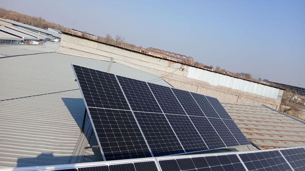 Куёш панел янги !! 20kw