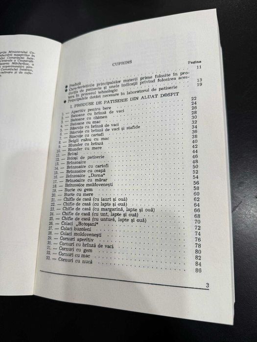 Rețetar-Tip pentru Produse de Patiserie (ediția 1986)