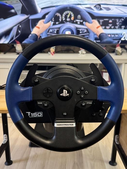 Volan Thrustmaster T150 Pro Playseat schimbator Logitech 3 pedale