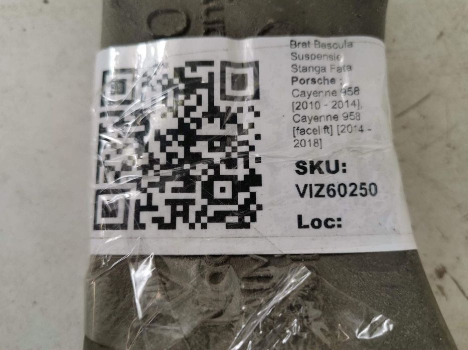 Brat Bascula Suspensie Stanga Fata Porsche  Cayenne 958 2010 2011 2012