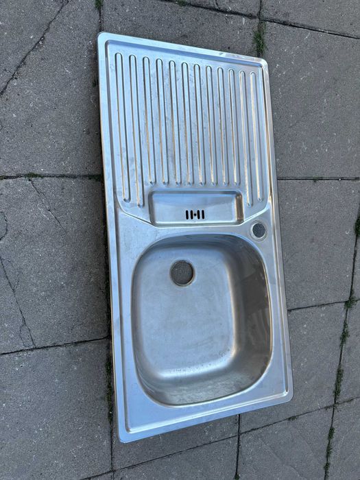 Кухненска мивка алпака за вграждане /употребявана/напълно функционална