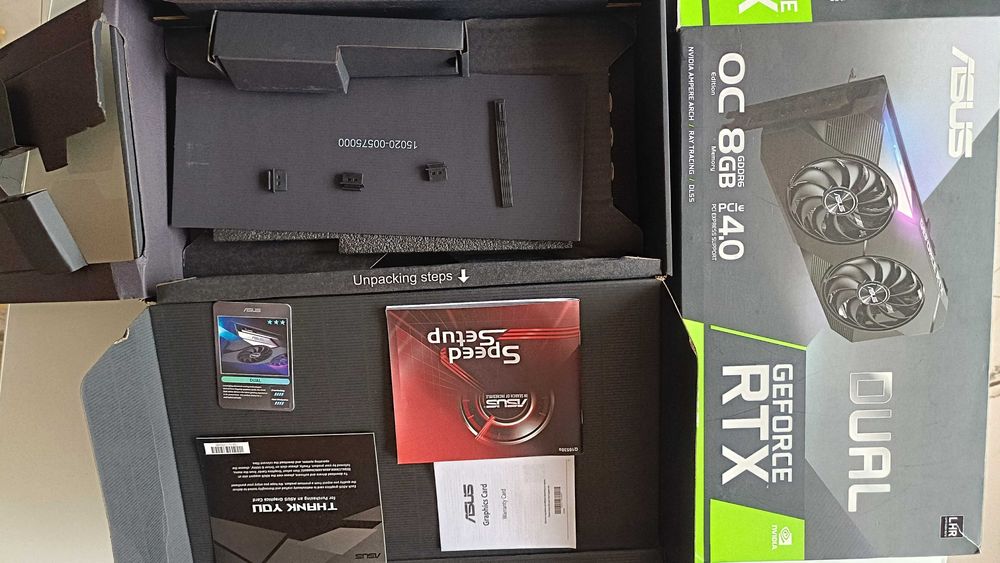 Видеокарта ASUS GeForce RTX 3060 Ti 8GB LHR - NVIDEA