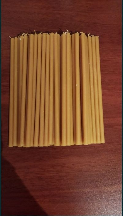 Свечи восковые разных размеров