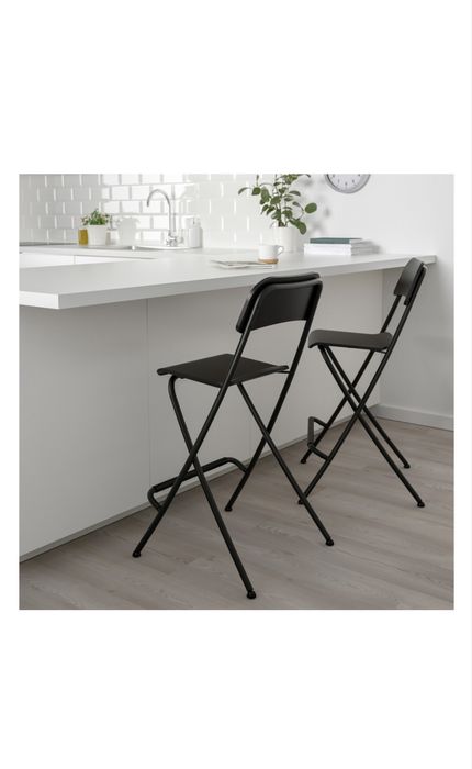 Продам барный складной стул Икеа черный