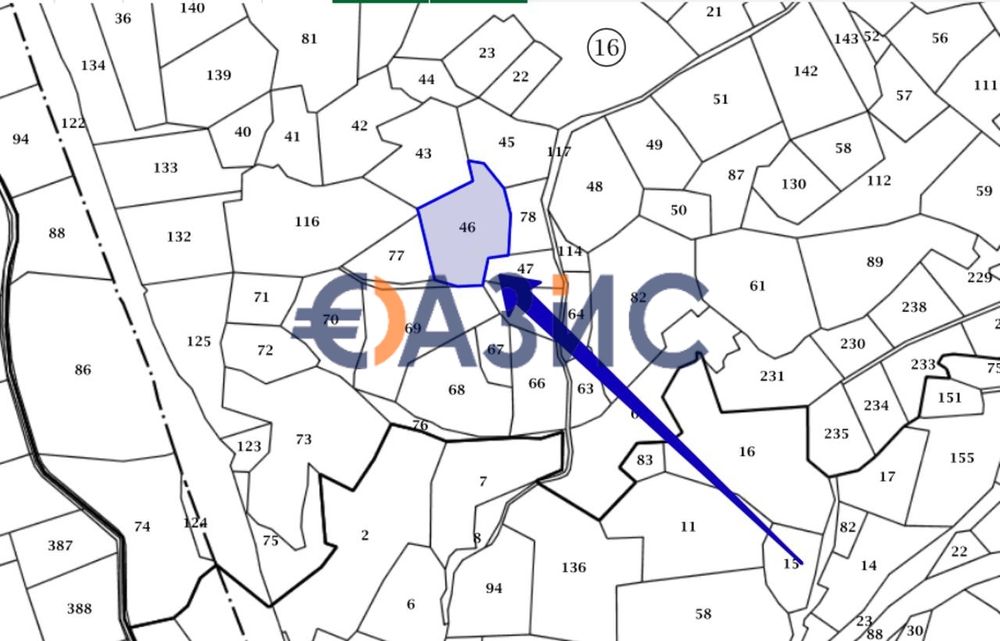 Парцел Земеделска земя, Созопол, България, 5829 кв. м,