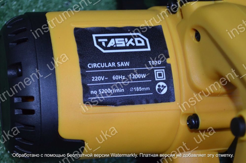 Дисковая пила Tasko 185мм с лазером DWE575м