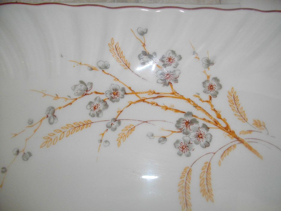 Китка-Н.Пазар-Порцеланови Елипсовидни Плата-4 бр. Сет/Лот