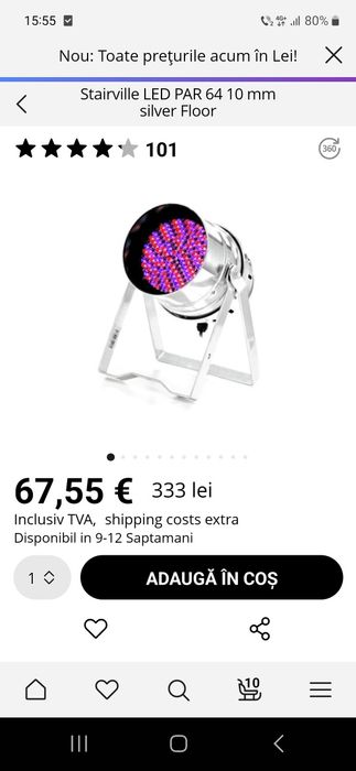 Led par 64 Starville