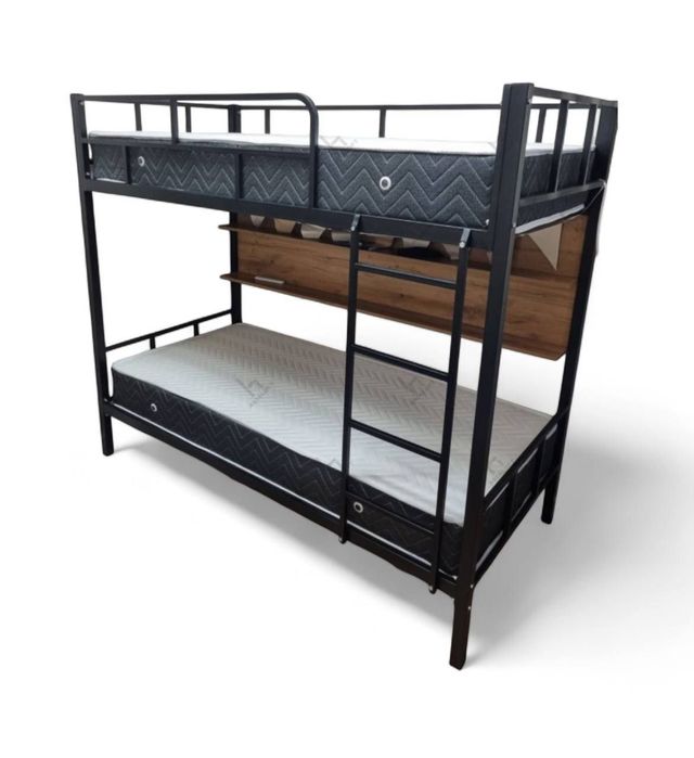 Мебель лофт Икки кишилик кровать.