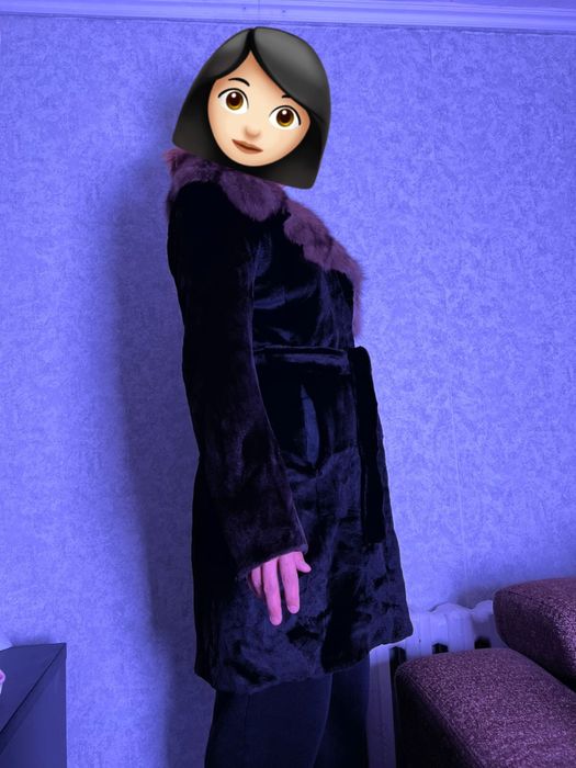 Шубка норка ворот соболь