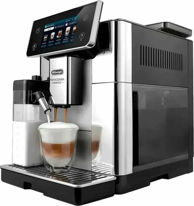 Кофемашина Delonghi ECAM 630.55. SSM черный, серебристый, зерновой