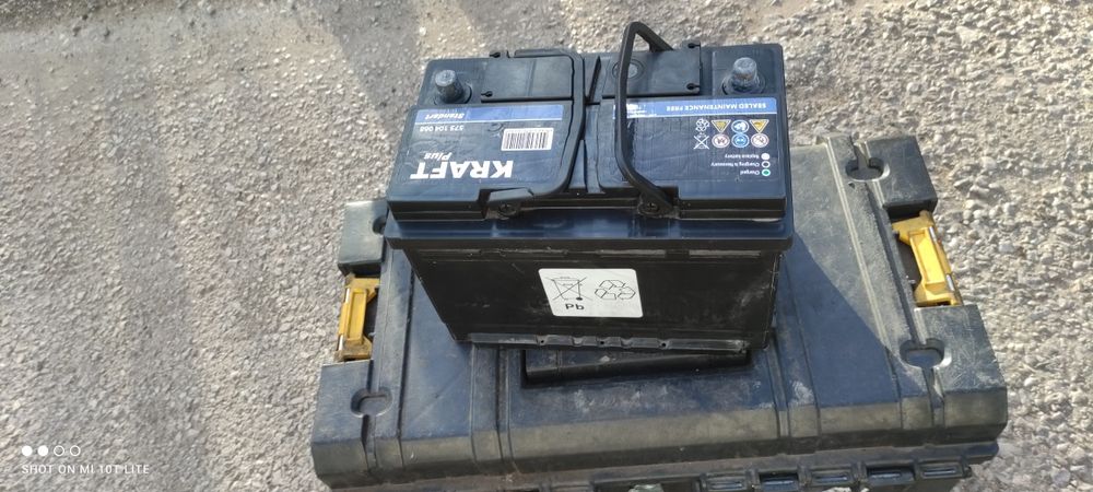 Акумулатор Kraft 75ah Почти нов! Akumulator Pochti Nov