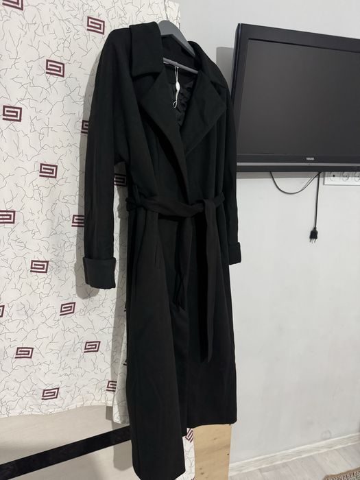 черное драповые пальто