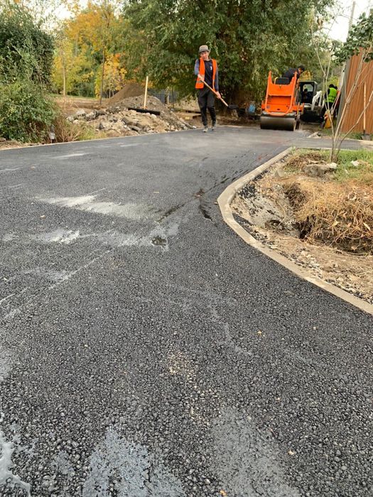 Асфальтирование асфальт бордюр арык