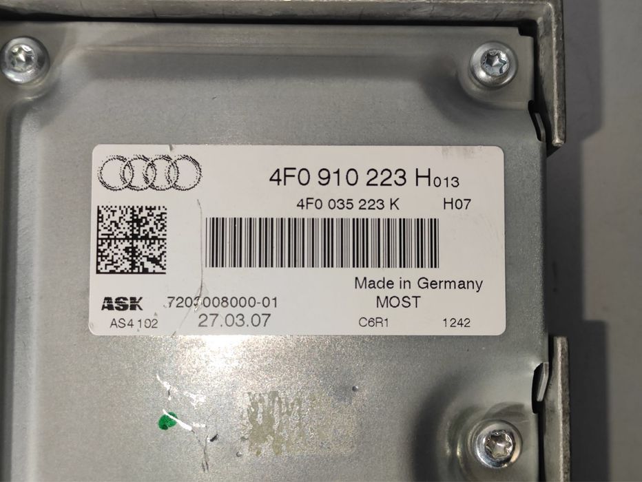 Аудио усилвател Audi A6 C6 4F0910223H ASK MMI AMP