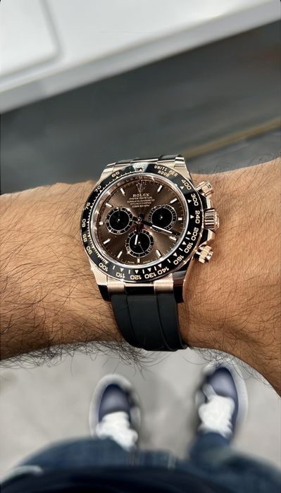 Rolex Daytona Oysterflex Chocolate