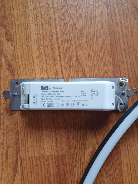 Lustra moderna neagra LED, ORACLE SLIM SP, Ideal Lux