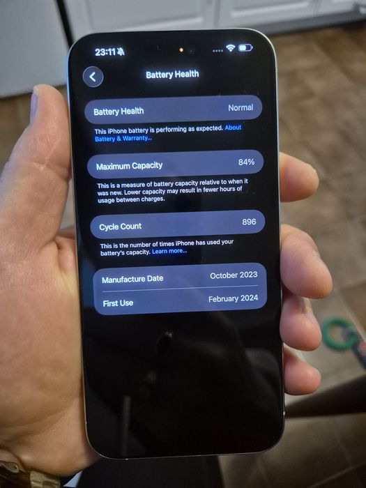 Iphone 15 pro max 256gb   КАТО НОВ