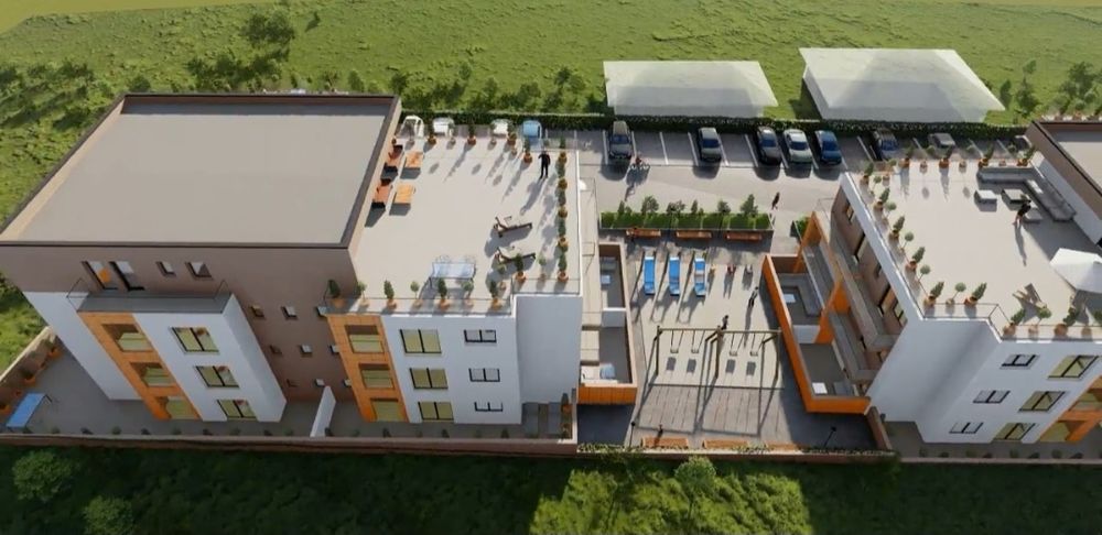 Penthouse de vânzare predare la cheie -terase de 70 mp