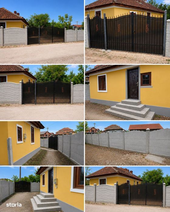 Casă de vânzare  3 camere + 1, curte în față și teren/grădină în spate