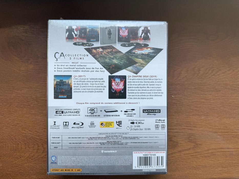 Steelbook 4K It Chapter I si II