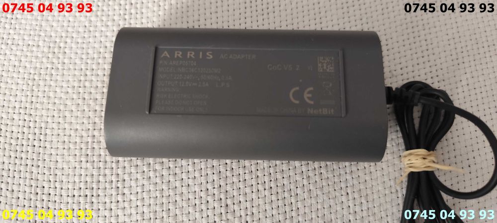 alimentator incarcator ARRIS 12v 2.5A functional cu proba