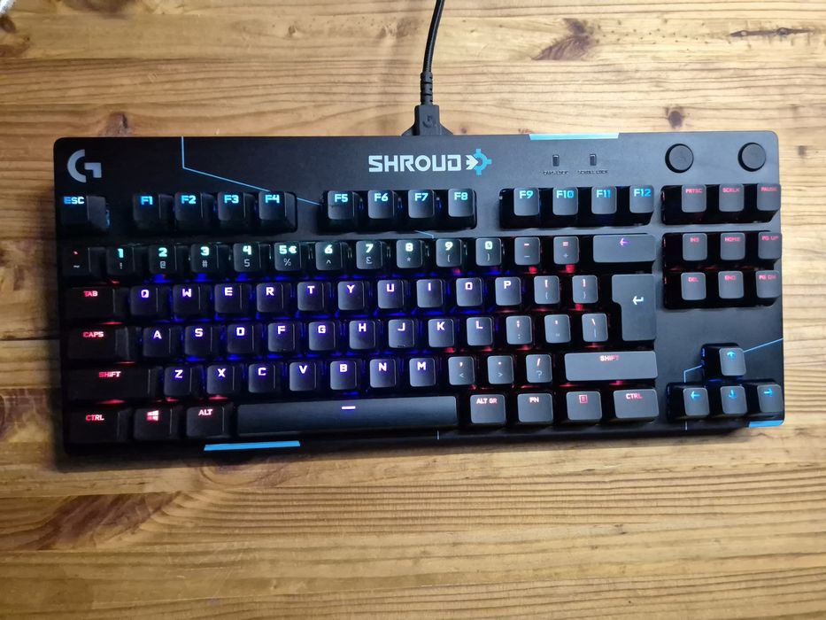 Tastatura mecanica gaming Logitech G Pro X Shroud Edition GX Red Switches