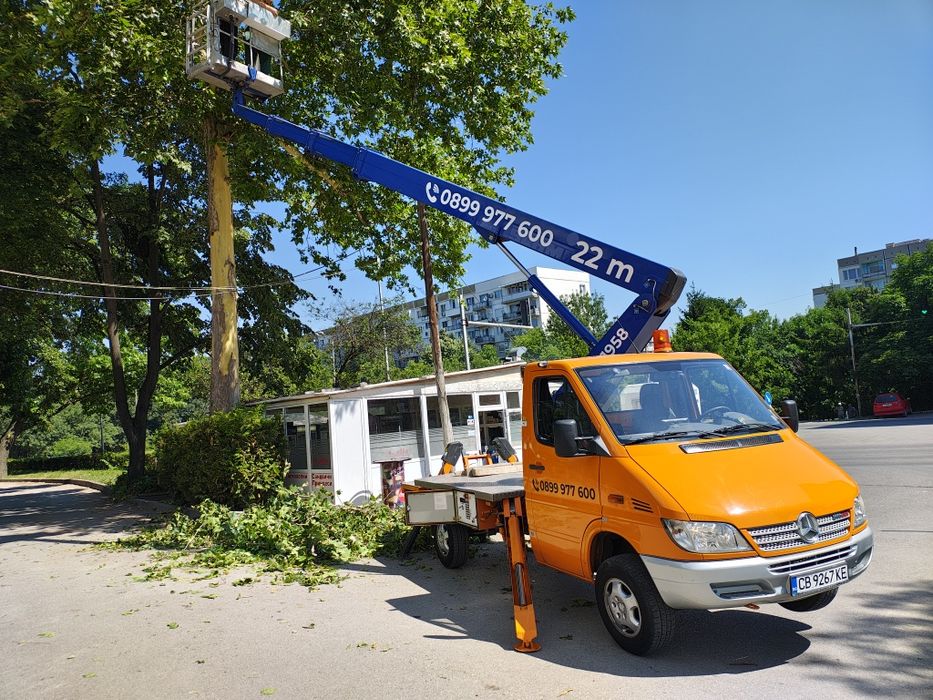 Услуги с автовишка 22 м.