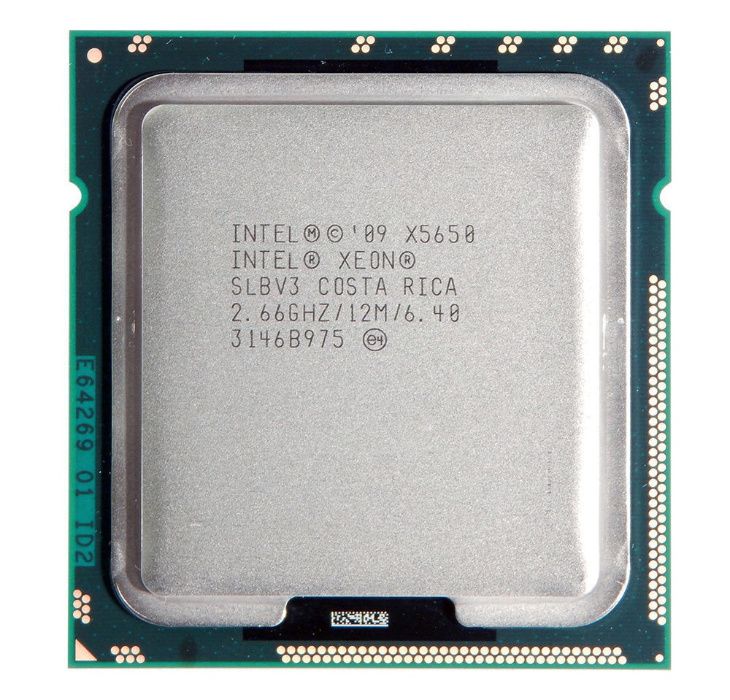 Процесор ЦПУ CPU Intel XEON X5650 шестядрен 1366 12MB Cache гр. Пловдив ...