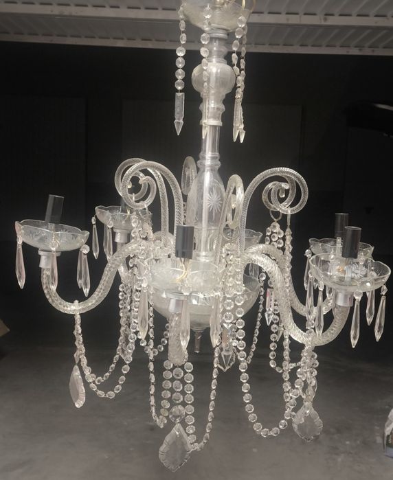 Кристален полилей стъкло Мурано