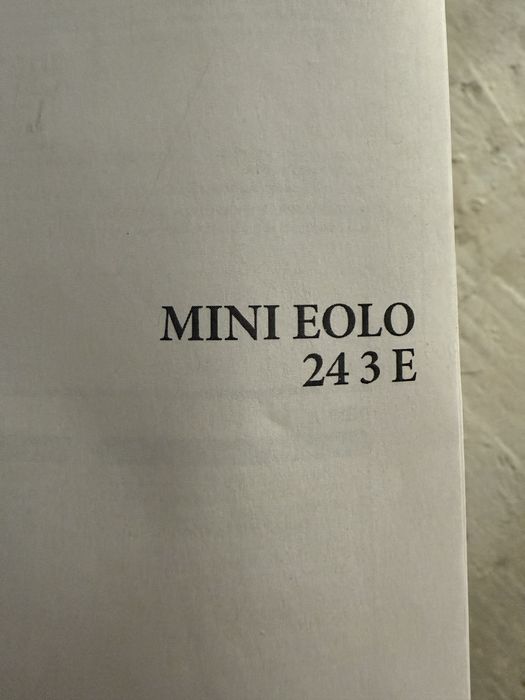 Газово котле IMMERGAS MINI EOLO 24 3 E