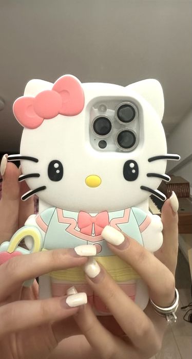 Husa Silicon Hello Kitty iPhone