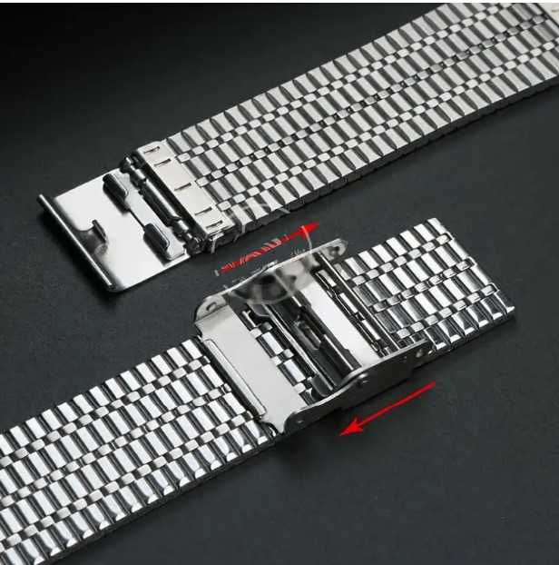 Curea metalica smartwatch 22 mm, model 2024