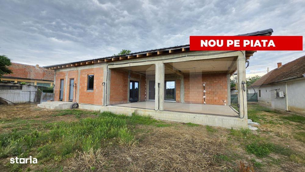 Casa individuala la rosu, un singur nivel, 5 camere | teren generos |