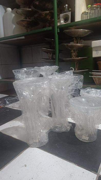 Vând recipiente sticla pentru candy bar horeca