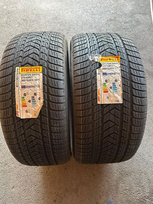 275/45/21 и 315/40/21 pirelli scorpion winter