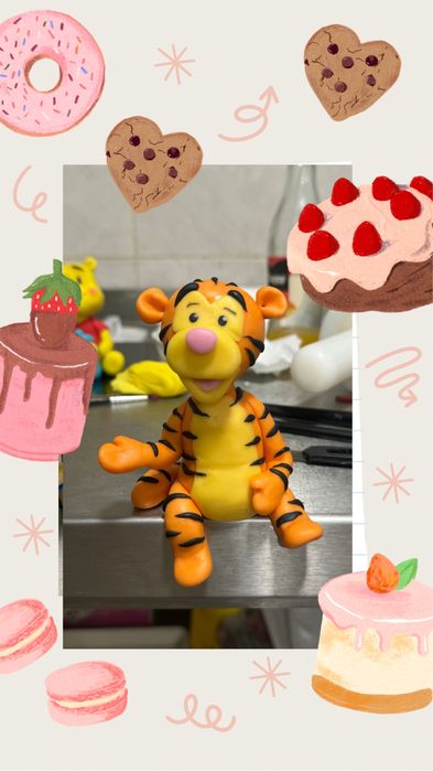 Фигурки от фондан или захарно тесто