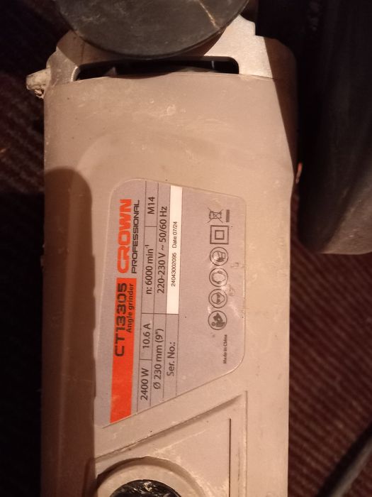 Болгарка 230 CROWN