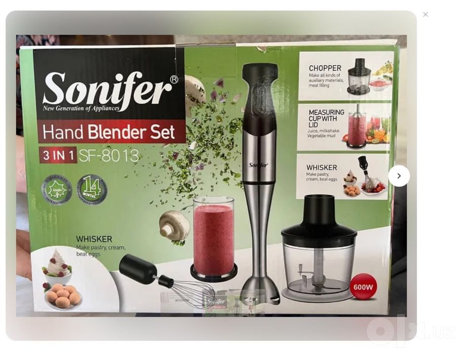Ruchnoy blender 3tasi 1 da