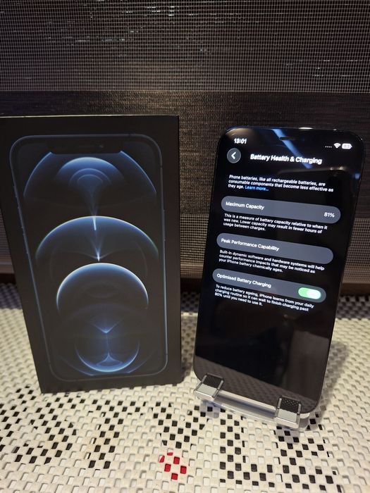 iPhone 12 PRO, 256GB, Pacific Blue, Neverlock, Impecabil,  Ca Nou, La