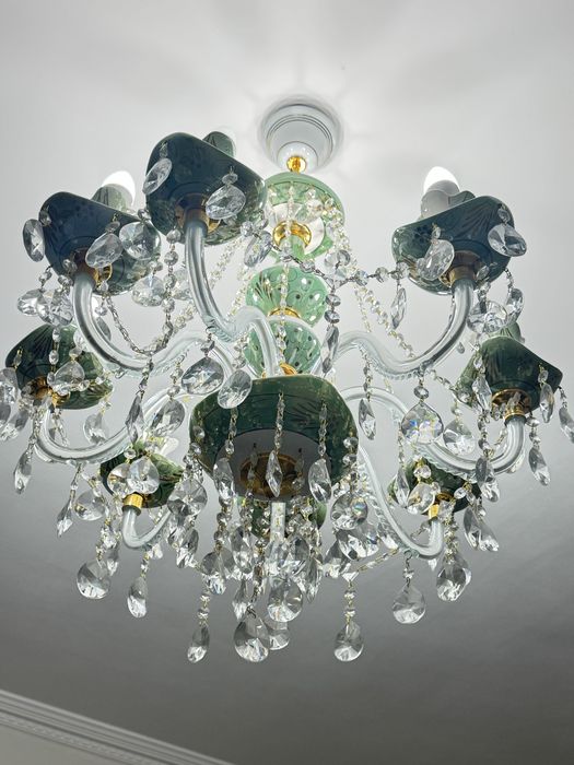 Люстра сатамын 8 лампочка