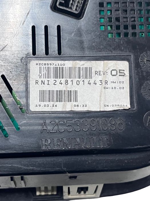 Ceas De Bord Renault Fluence L30_ 2010 -> Rni248101443R
