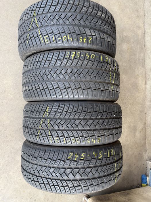 Vand set anvelope 245/45/19-275/40/19 vredestein de iarnă ca noi