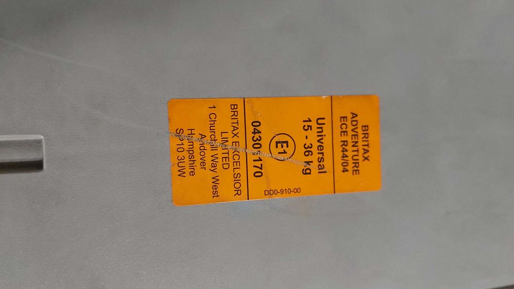 Столче за кола Britax за ученици, 10-12 години (до 36кг)