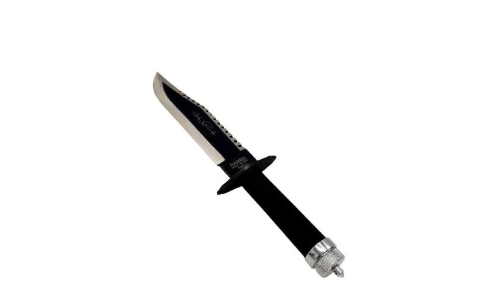 Cutit de vanatoare Rambo First Blood 2 Negru editie de colectie 40 cm