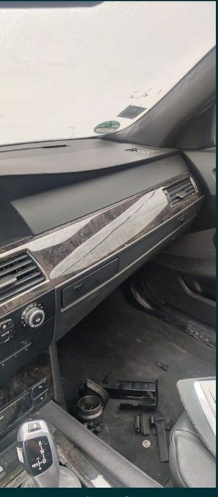 Plansa bord start stop Bmw E60/E61 seria 5 suporti pahare head up