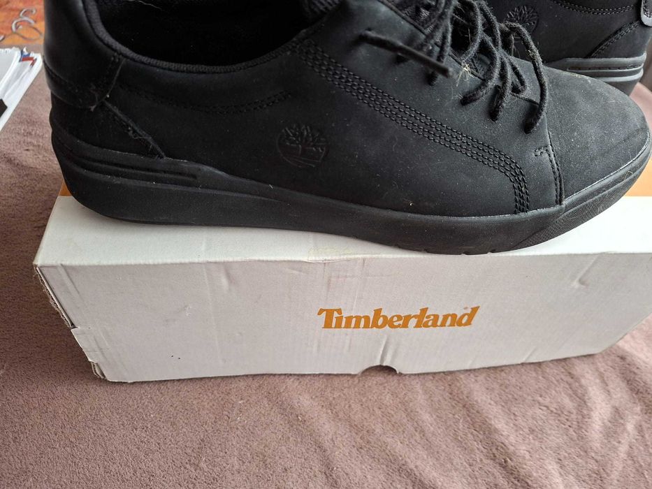 Pantofi sport piele Timberland 44,5 negru nou